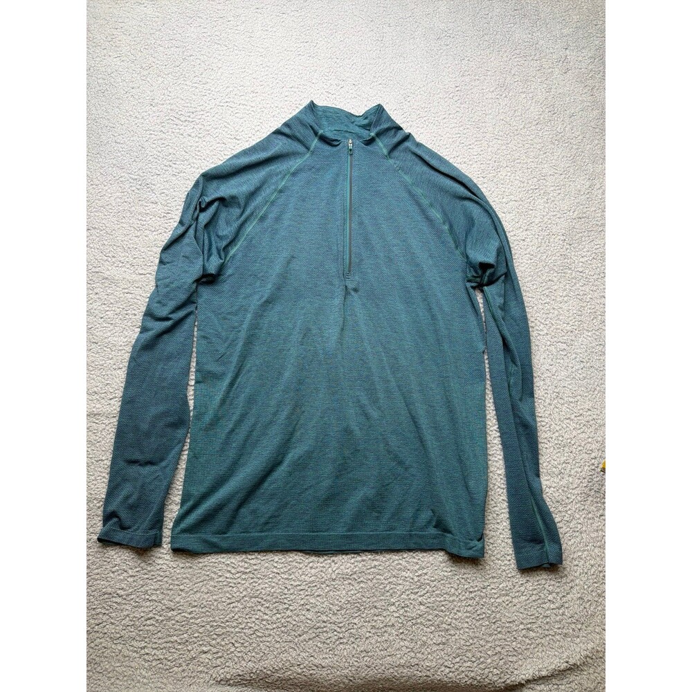 Lululemon Metal Vent Tech Half-Zip 2.0 size large color night sea